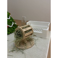 Wooden Hay Feeder with Stand