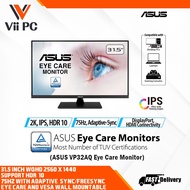 ASUS VP32AQ Eye Care Monitor – 31.5-inch, WQHD (2560 x 1440), IPS, 100% sRGB, HDR-10, 75Hz, Adaptive