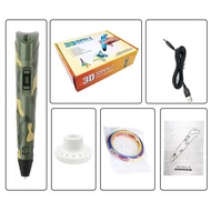 3D Pen 3D DIY Drawing Pen With LCD Screen Compatible PLA Filament Toys Safe 3D Pen for Children Kids