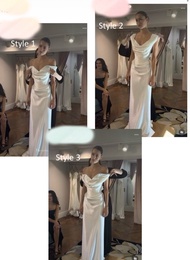 Off-Shoulder 一字肩 輕婚紗