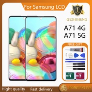 Original AMOLED For Samsung Galaxy A71 4G A715 A71 5G A716 LCD Display Touch Screen With Frame  Repl
