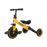 New Kids 4-in-1 Baby Tricycle With Push Handle Kids Bycycle Stroller Bicycle Toddler Balance Bike
