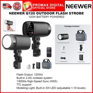 NEEWER Q120 Outdoor Flash Strobe 120W Battery Powered 2.4G TTL Camera Flash 3W Modelling Lamp