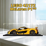 Lego Transparent Acrylic Display Box For Lego 42172 McLaren P1™ Popmart Labubu Zimomo for Shoes Snea