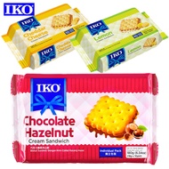 Ready Stock Immediate Shipping IKO Malaysia Chocolate Hazelnut Flavor Sandwich Biscuits Old-fashione