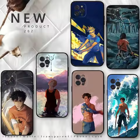 P-Percy J-Jackson Phone Case For iPhone 16,15,14,13,12 Mini 11 Pro XR,X,XS,MAX 7,8 Plus Silicone Cov