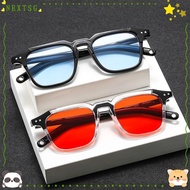 NEXTSG Tint Ocean Lens Sun Glasses, Vintage UV400 Square Sunglasses, Fashion Cool Retro 90s Glasses 