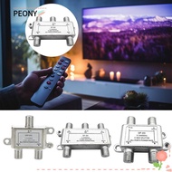 PEONYSG TV Antenna Satellite Splitter, Cable TV Signal Receiver Distributor TV Satellite Splitter Co