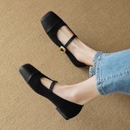 Square Toe Flats M89292 Big Size 38-43 [SHOES Big Size]