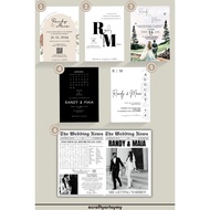[PART 1] EDITABLE DIGITAL WEDDING INVITATION TEMPLATE EDIT ON CANVA (NO PHYSICAL PRODUCT WILL BE SHI
