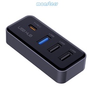 Mon Dock Station with 3 USB Ports 1 Type C Port Ensuring Stable Transfer Model 3 Y