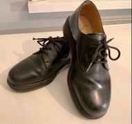 dr martens black industrial oxfords 黑色返工返學鞋