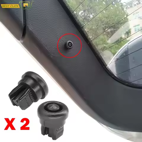 2 Clips For Nissan Qashqai Dualis J10 J11 Note E11 Rogue sport Rear Boot Parcel Shelf String Hanger 