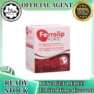 （Authorized Agent）Ferrolip Forte Premium Iron Formula - 30 Sticks with Microencapsulated Iron, Methy