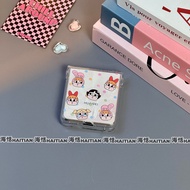 เคสโทรศัพท์มือถือแบบพับได้ SeaTrend Cartoon Cry Baby สำหรับ Samsung ZFlip6 Huawei Pocket2 Xiaomi Mix