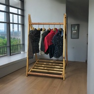 GANTUNGAN Children's clothes rack children's clothes hanger rack/ removable clothes rack/ Dutch teak