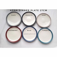 Dinner plate coupe KONA 27 cm ceramic Dinner plate noritake colorwave beautiful colored cafe plate/
