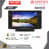 LED TV SEMI TABUNG POLYTRON 24 INCH 24V123 DIGITAL TV