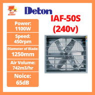 Deton 50" 1.1KW 240V & 415V Axial Fan IAF-50 & IAF-50S