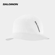 萨洛蒙（Salomon）男女款 户外运动经典简约舒适透气渔夫帽子 EQUIPE BUCKET HAT 白色 C20236 均码