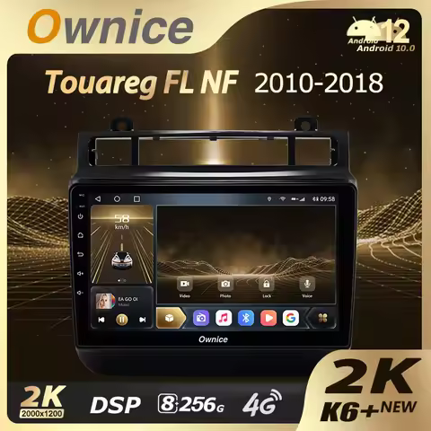 Ownice K6+ 2K for Volkswagen Touareg FL NF 2010 - 2018 Car Radio Multimedia Navigation Stereo GPS An