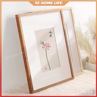 [Customizable Size]A2 A3 A4 Wooden Photo Frame Large Size Puzzle Frame [Without Gasket]