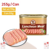 Mr Squirrel 24PCS 198g Luncheon Meat Korean Spam Maling Ham Luncheon Meat Original Chicken & Pork 【】