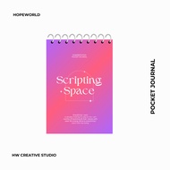 Pocket Journal - Scripting Space, Manifestation book, Manifestation journal, note book, note, Pocket