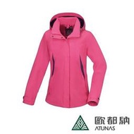 S/L號 ATUNAS 歐都納 防水 防風 透氣  女GORE-TEX 2L經典單件式外套 桃紅  特價8500