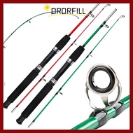 ORORFILL Fishing Rod, 107g Lure Weight 1.0m Length Spinning Rod, High Quality 2 Sections Carbon Trav