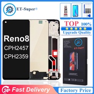 High-Quality LCD For OPPO Reno8 4G 5G CPH2457 CPH2359 Display Touch Screen Digitizer Assembly With F