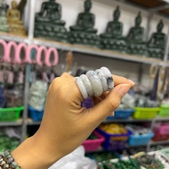 แหวนหยกเจไดต์ หน้าเล็ก เนื้อสวย ไซส์ 45.5-68 Lot1