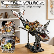 Mechanical Whale Model Electric Building Block Toy Birthday Gift for Boys