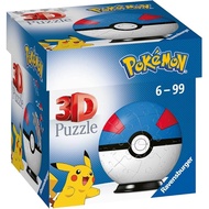 Ravensburger Pokemon Toy, 3D Jigsaw Puzzle Ball 72 Pieces for Kids Age 6+, No Glue Required Building