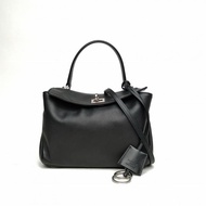 BALENCIAGA Rodeo23黑色牛皮銀扣