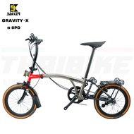 จักรยานพับ BACKER รุ่น Gravity-X รุ่น 6 สปีด แฮนด์ตรง