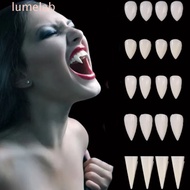 LUMELAB​ 1 Pair Resin Fangs, Resin Simulated Dentures, Decoration Prop with Solid Glue Adhesive Envi