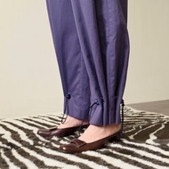 【NaSuBi Vintage】Upcycling抽繩細節高腰古著褲