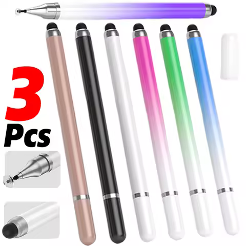 2 in 1 Universal Stylus Pen For Tablet Mobile Android IOS Phone iPad Accessories Drawing Tablet Pens
