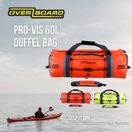 Waterproof Duffel Bag 60L OverBoard Pro-Vis | High Visibility Dry Gear Bag Boat Sailing Travel