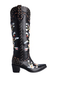 Villains SF SUNSHINE Cowboy Boots รองเท้าบูทผู้หญิง ส้นสูง 2.4"