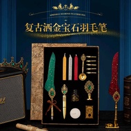 Feather Pen Set Magic Feather Pen Dip Pen Feather Pen Set European Feather Pen
