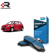 BENDIX FRONT BRAKE PADS SUZUKI SWIFT 1.5 2004-2010 GENERAL CT (DB1818GCT)