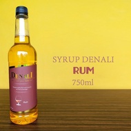 Denali Gourmet syrup Rum Halal untuk Kopi susu Rum Non Alkohol Solusi