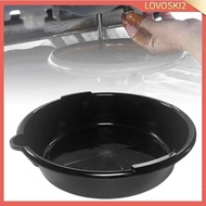 [Lovoski2] Oil Change Drain Pan Drip Pan Garage Tool Oil Resistant Heavy Duty 6.5L Car Repair Basin 