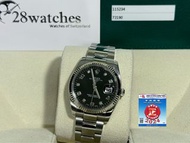 二手 Rolex Oyster Perpetual Date 115234 CA BLACK 齊格 停產