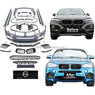 Genuine Bodykit for BMW X6 F16 Upgrade X6M Car Bumper Side Skirt Exhaust Pipe Tips Front Grill