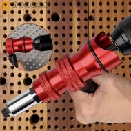 ADAMES Rivet Adapter, 2.4mm-4.8mm Aluminum Alloy Electric Rivet, Efficient Quick Install Heavy Duty 