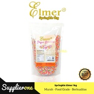 Elmel Springkle Elmer Springkle/ Elmer Springkle Topping/ Colorful Springkle/ 1kg Colorful Elmer Spr