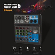 \";[- LEEDOAR Audio 4 5 Channel Sound Mixer Professional Portable Console Computer Input 48V Power Live Broadcast A4 A5 PK TEYUN JIY